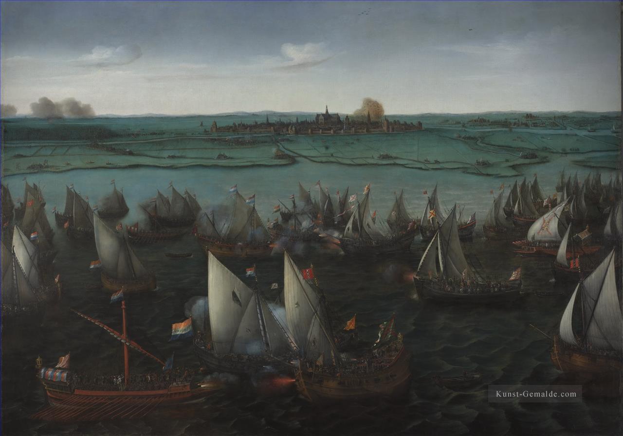 Vroom Hendrick Cornelisz Schlacht von Haarlemmermeer Seeschlacht Ölgemälde